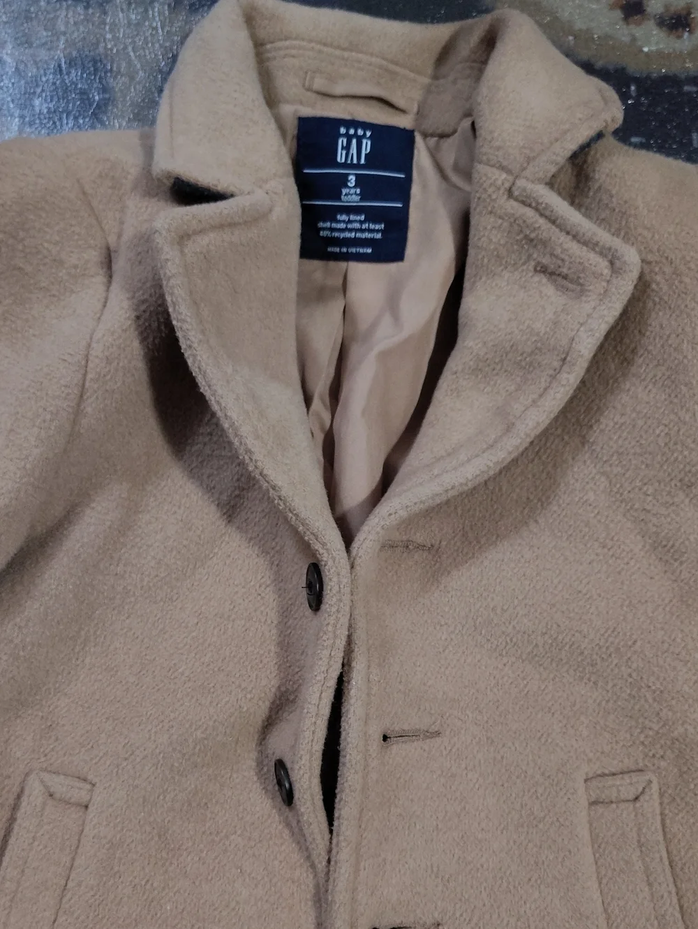 Gap 3t Coat Any Gender May Use $45